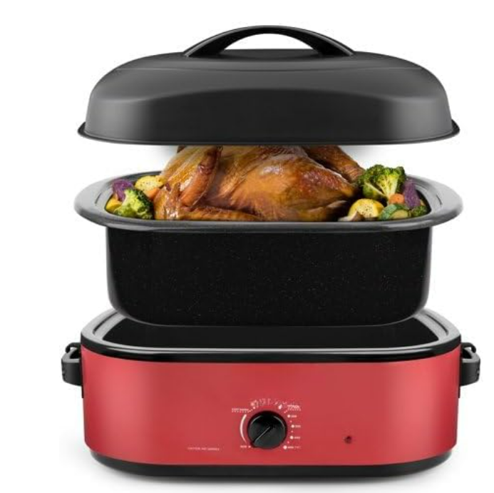 How I tested 𝙰'𝚛𝚘𝚖𝚊18Qt Electric Roaster Oven with High Dome Lid
