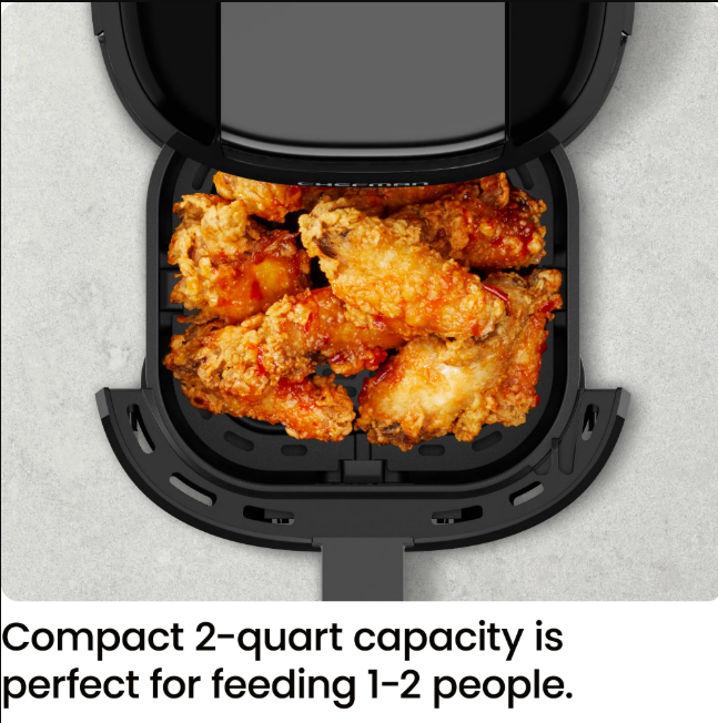 chefman 2 qt air fryer​ Cooking Performance