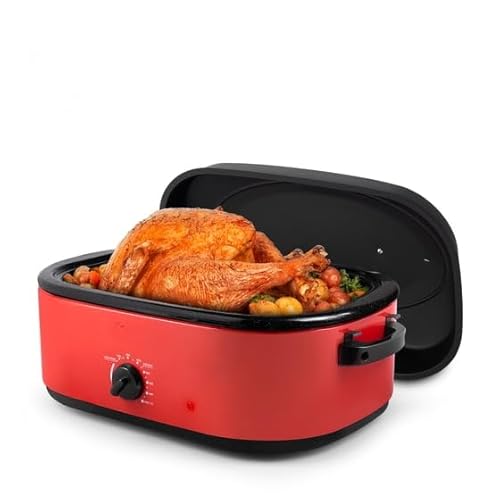 Aroma 18Qt Electric Roaster Oven With High Dome Lid