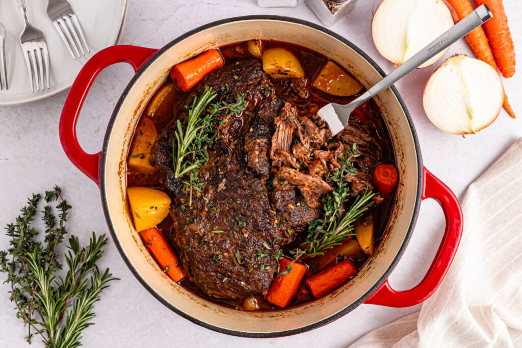 How to Make a Pot Roast in a Dutch Oven
