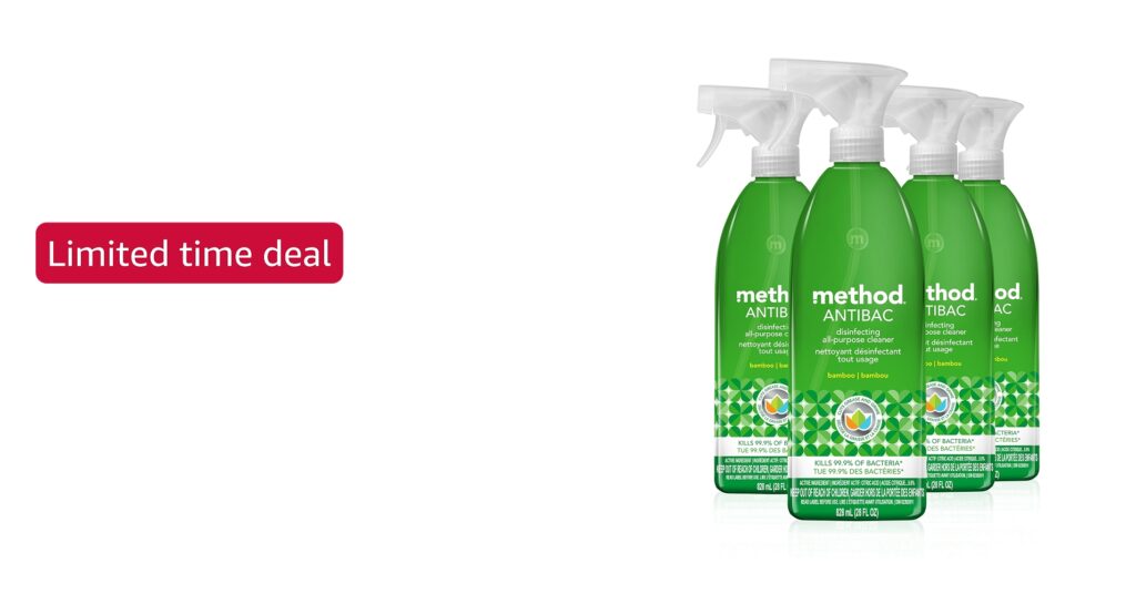 Does Method All Purpose Cleaner Disinfect